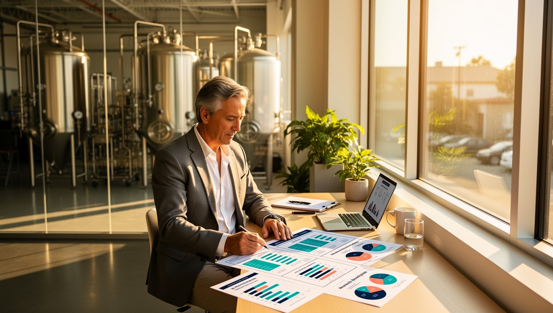 Escondido employee benefits broker consulting with a small business owner