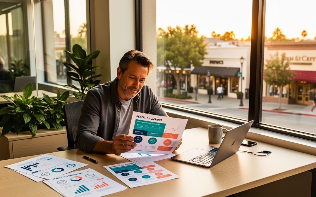 La Mesa group medical insurance broker consulting with a small practice owner